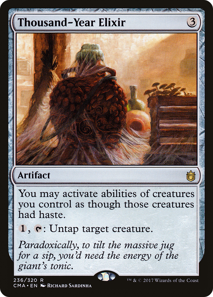 Image of Thousand-Year Elixir (CMA-236) - Commander Anthology