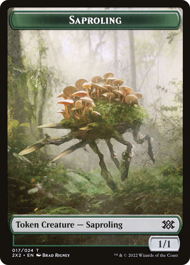 Image of Saproling (T2X2-017) - Double Masters 2022 Tokens Foil
