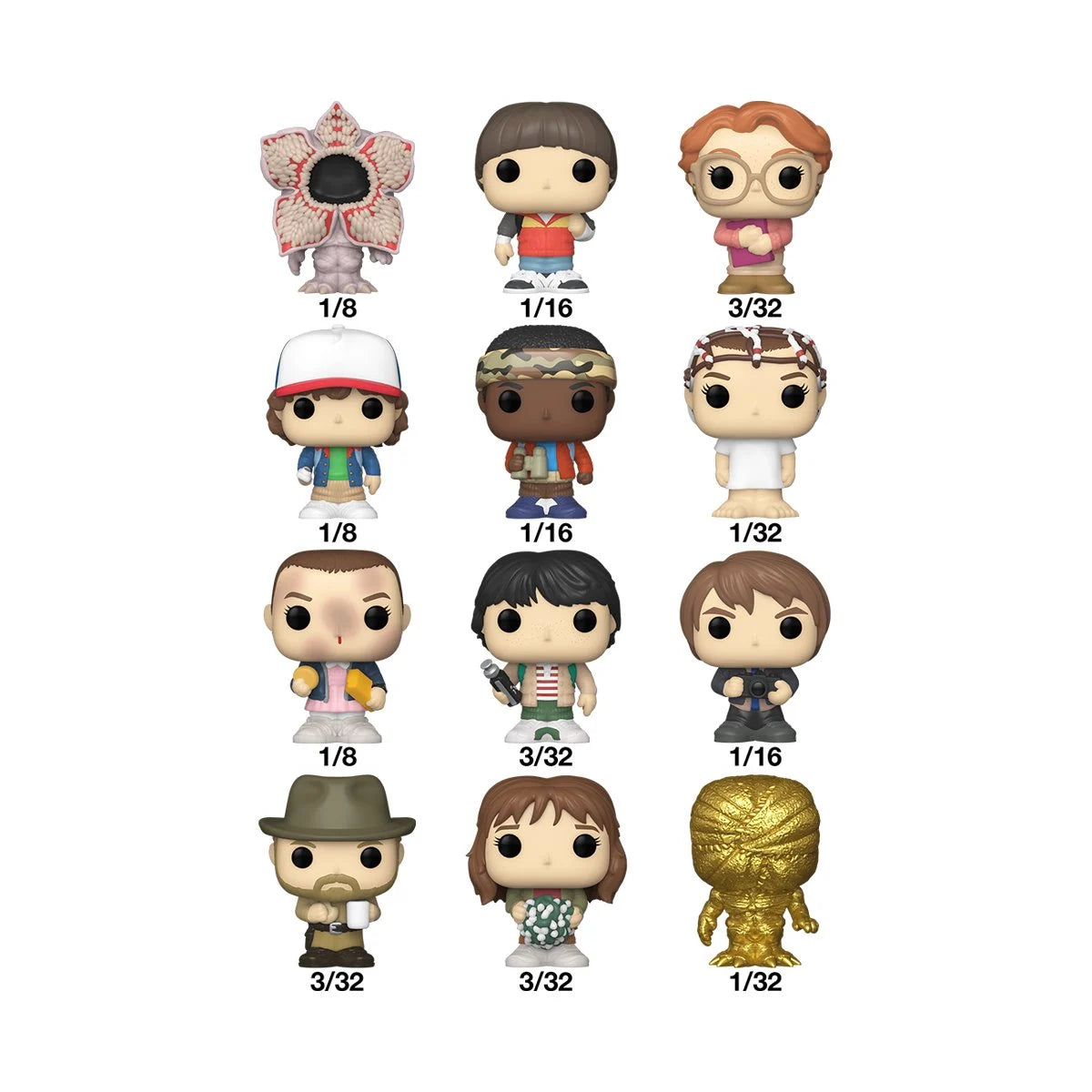 Image of Stranger Things Season 1 Funko Bitty Pop! Singles