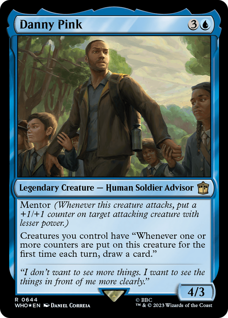 Image of Danny Pink (Surge Foil) (WHO-644) - Doctor Who Foil
