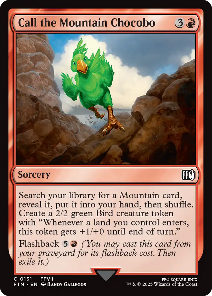 Image of Call the Mountain Chocobo (FIN-131) - FINAL FANTASY