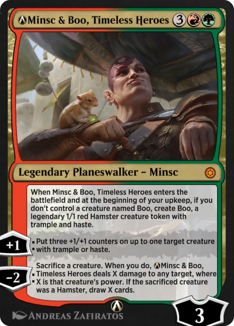Image of A-Minsc & Boo, Timeless Heroes (HBG-A-243) - Alchemy Horizons: Baldur's Gate