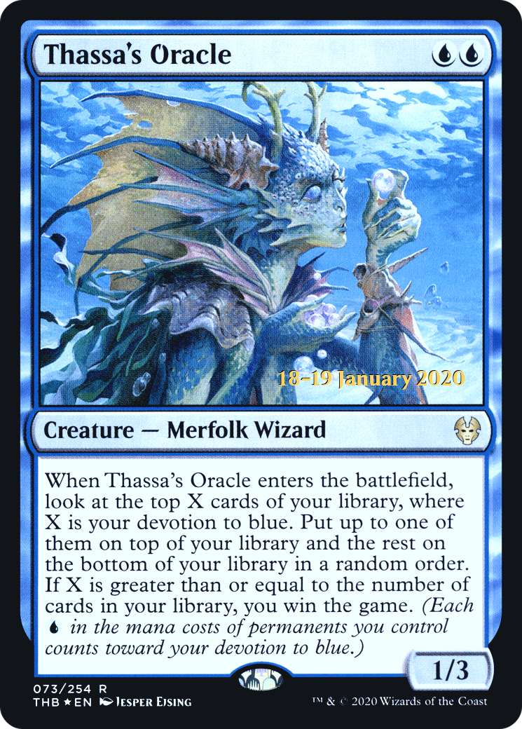Image of Thassa's Oracle (PRE-73S) - Theros Beyond Death Promos Foil