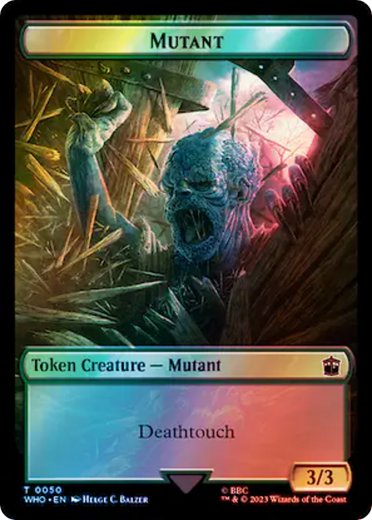 Image of Mutant (TWHO-050) - Doctor Who Tokens Foil