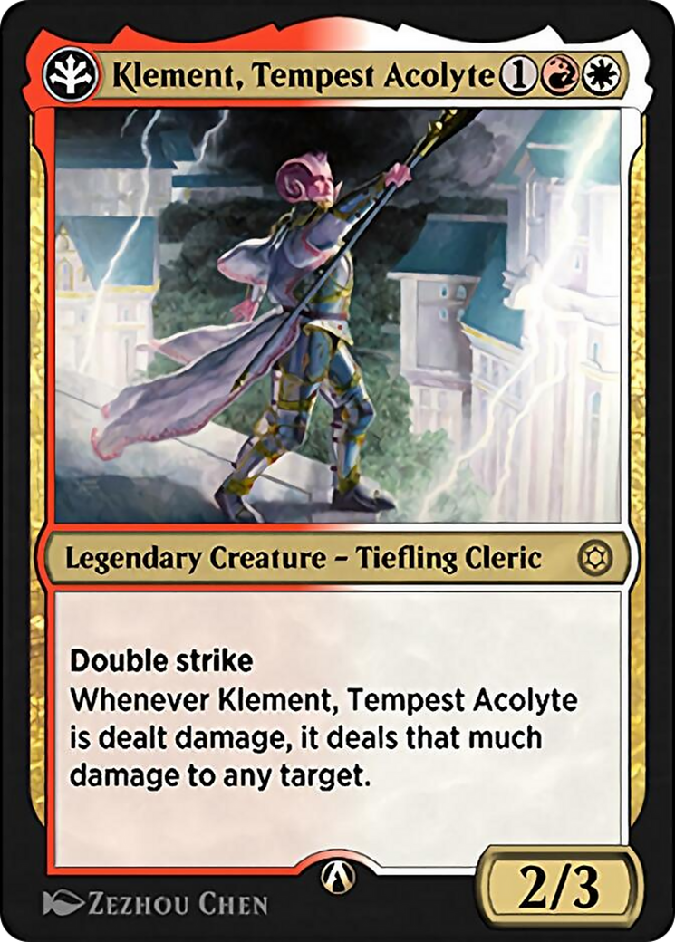 Image of Klement, Tempest Acolyte (HBG-01R) - Alchemy Horizons: Baldur's Gate