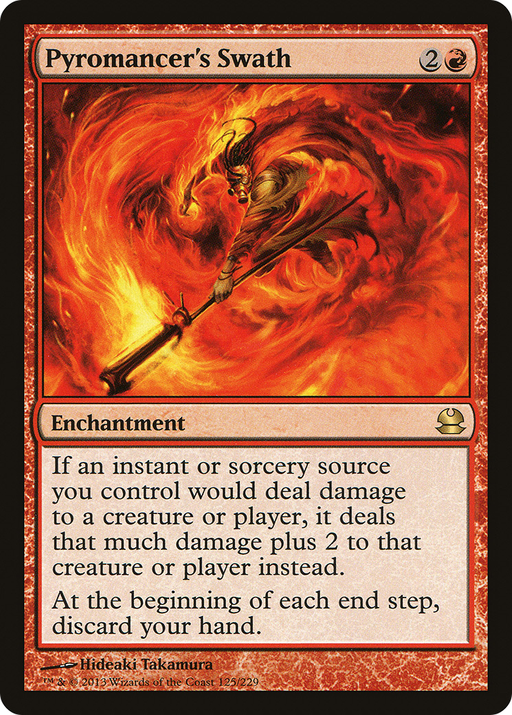Image of Pyromancer's Swath (MMA-125) - Modern Masters Foil