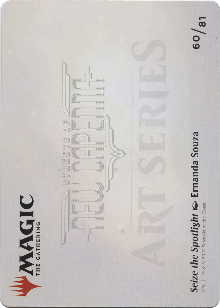 Image of Seize the Spotlight // Seize the Spotlight (ASNC-060) - New Capenna Art Series (Borderless)