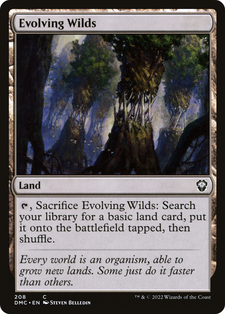 Image of Evolving Wilds (DMC-208) - Dominaria United Commander