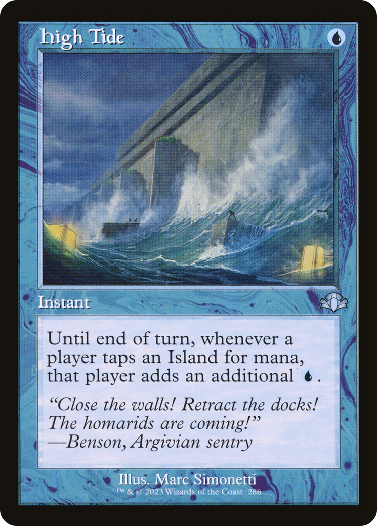 Image of High Tide (Retro Frame) (DMR-286) - Dominaria Remastered Foil
