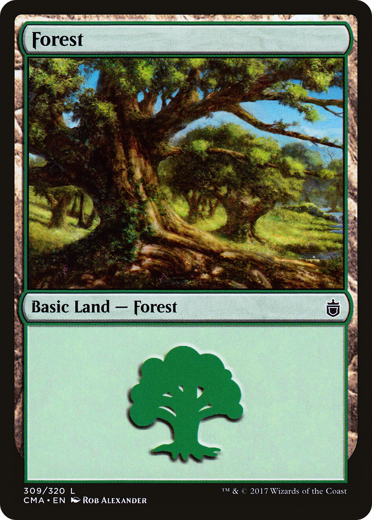Image of Forest (309) (CMA-309) - Commander Anthology