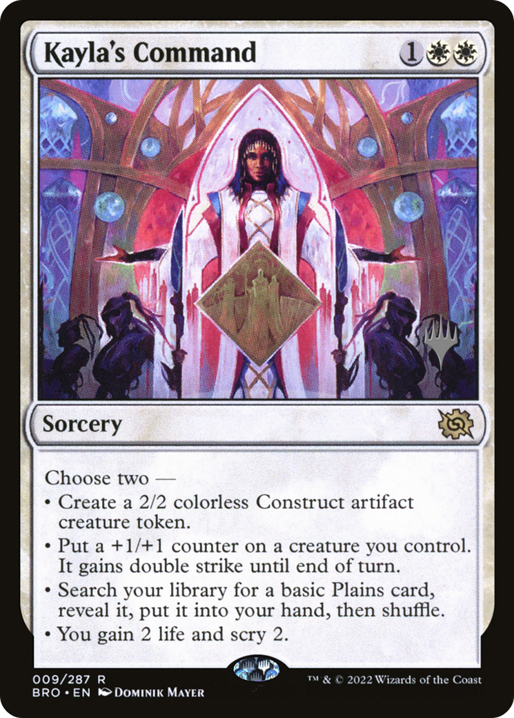Image of Kayla's Command (PPBRO-009) - The Brothers' War Promos Foil