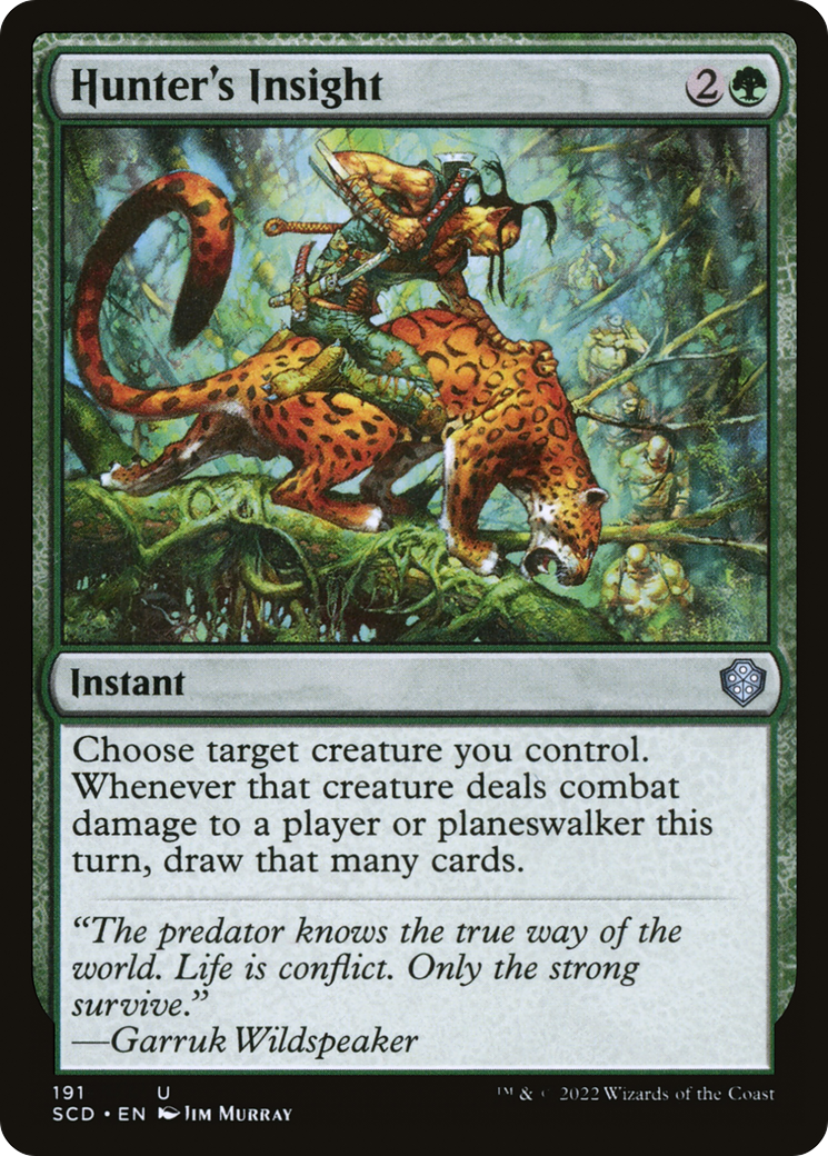 Image of Hunter's Insight (SCD-191) - Starter Commander Decks