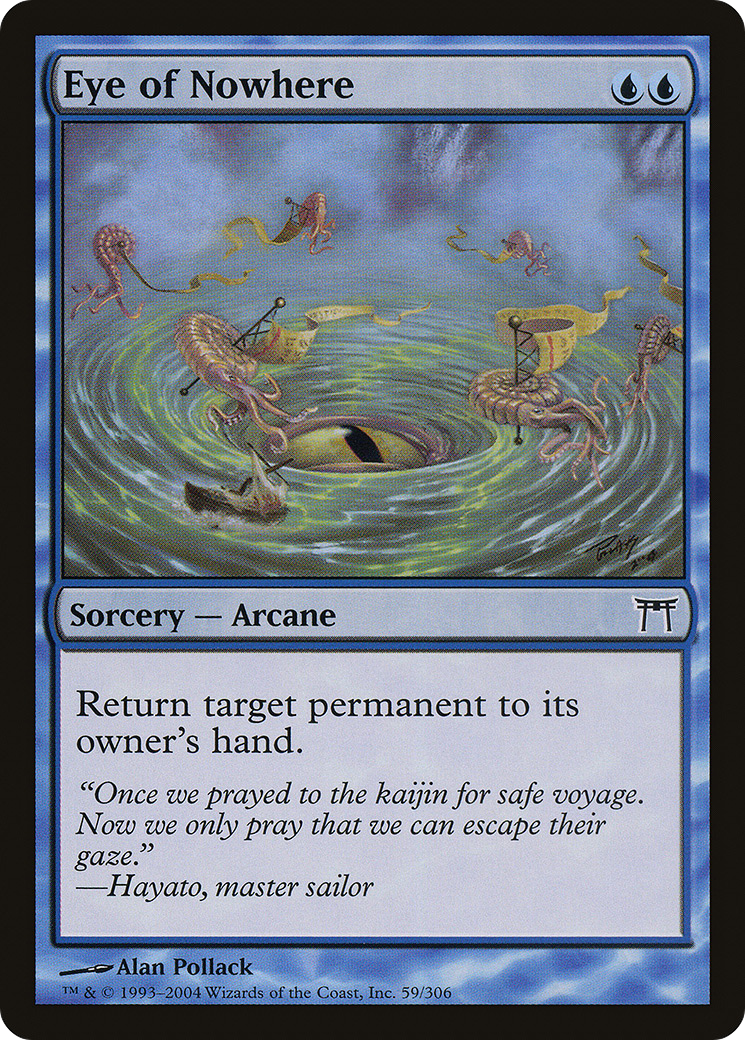 Image of Eye of Nowhere (CHK-059) - Champions of Kamigawa Foil
