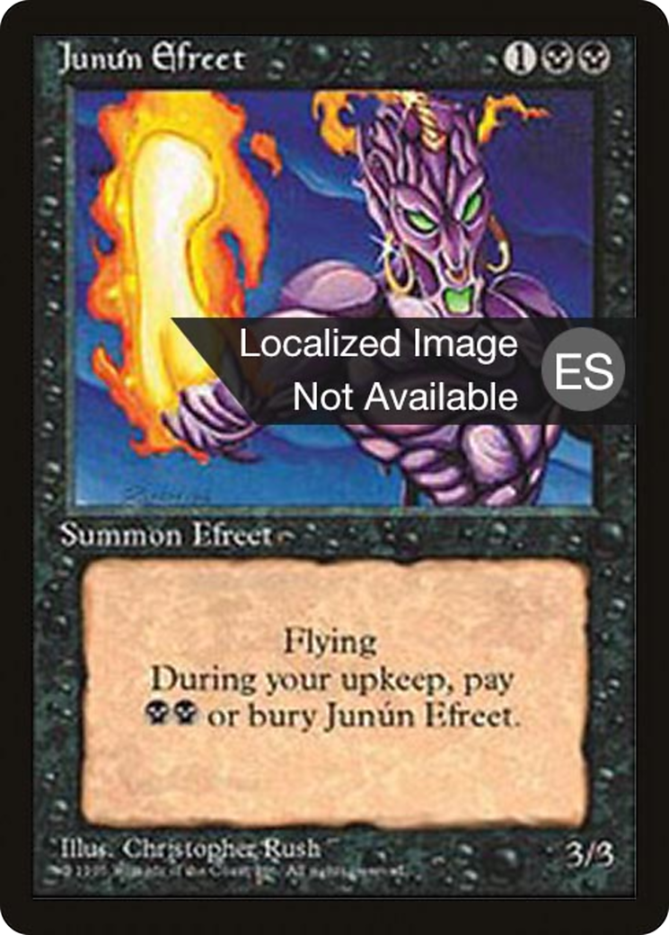 Image of Junun Efreet (4BB-027) - Fourth Edition Foreign Black Border