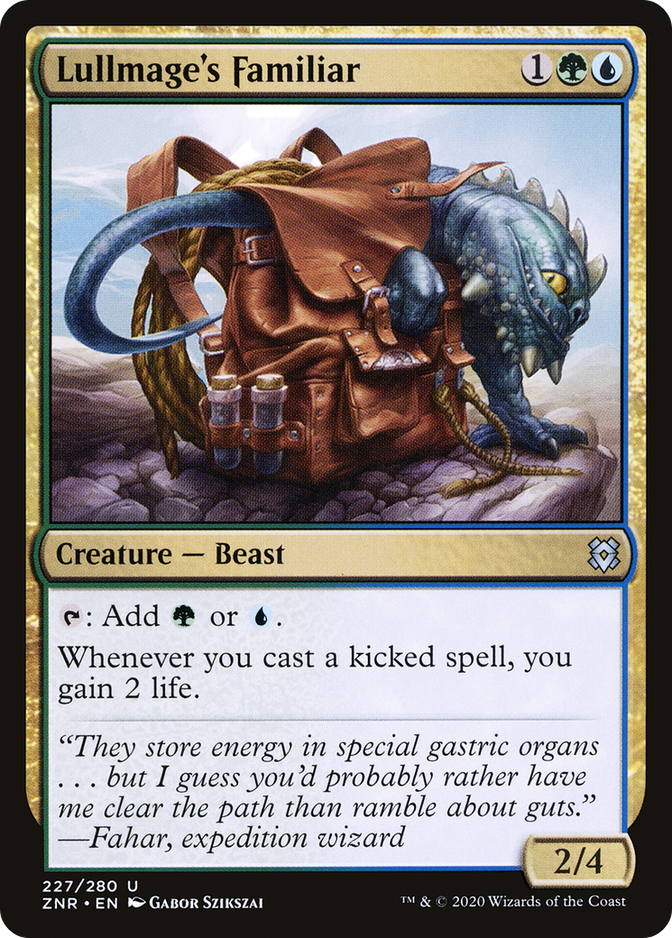 Image of Lullmage's Familiar (ZNR-227) - Zendikar Rising