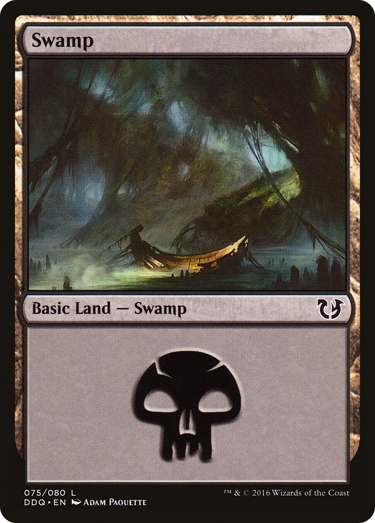 Image of Swamp (075) (DDQ-075) - Duel Decks: Blessed vs. Cursed