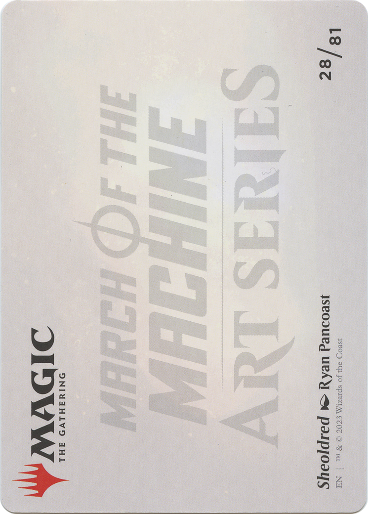 Image of Sheoldred // Sheoldred (AMOM-028) - March of the Machine Art Series (Borderless) Foil