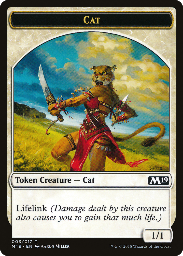 Image of Cat Token (M19-003) - Core Set 2019 Tokens