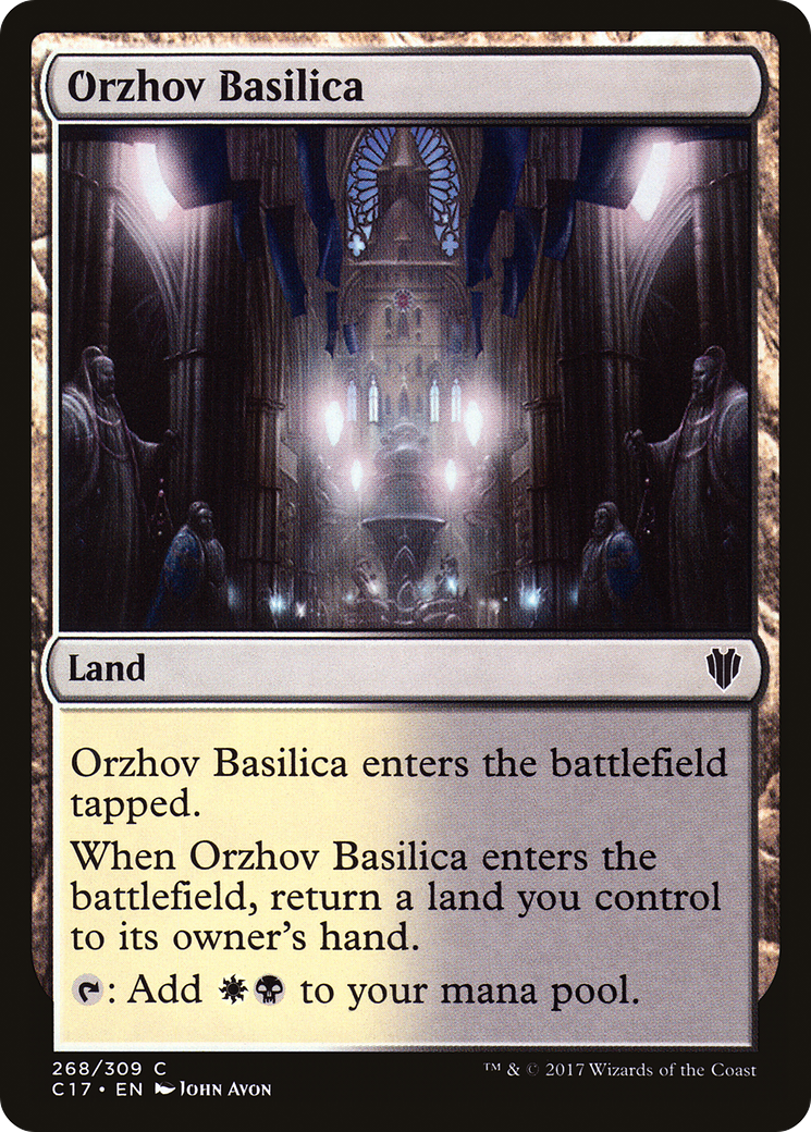 Image of Orzhov Basilica (C17-268) - Commander 2017