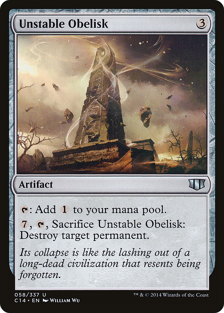 Image of Unstable Obelisk (C14-058) - Commander 2014