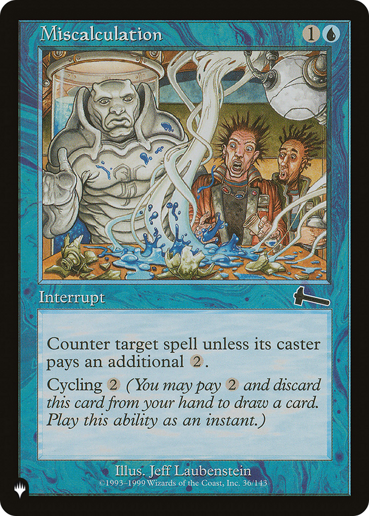 Image of Miscalculation (LIST-ULG-36) - The List