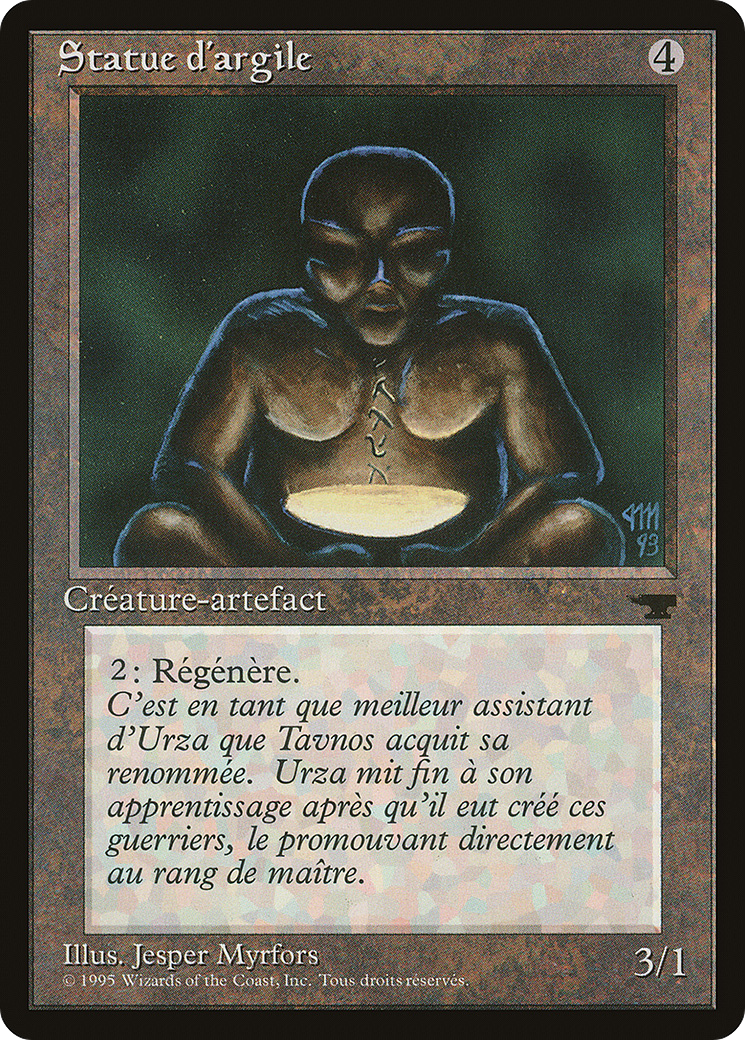 Image of Clay Statue (French) - 