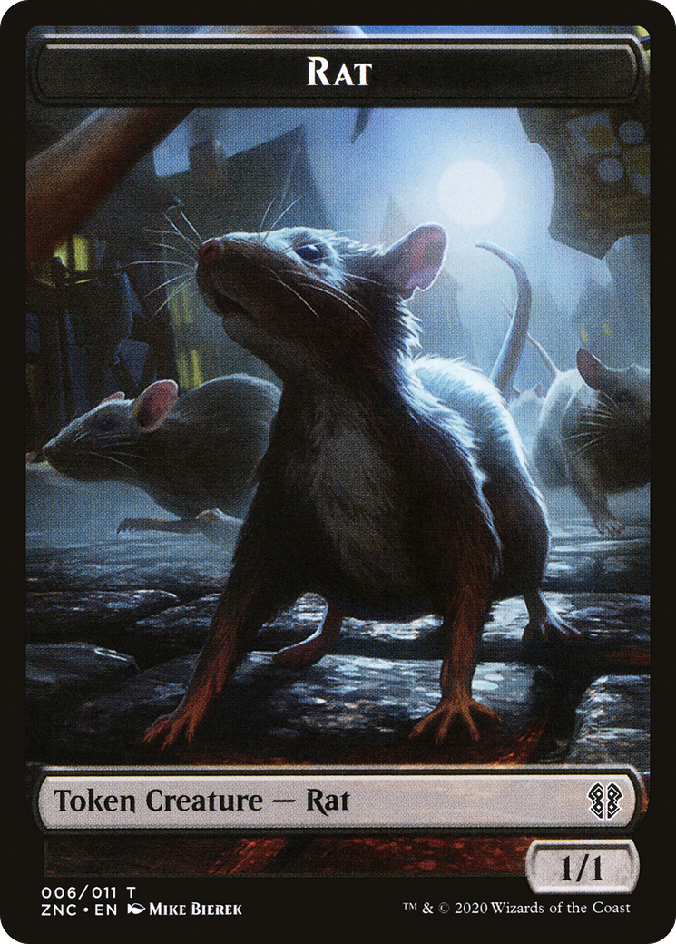 Image of Rat (TZNC-006) - Zendikar Rising Commander Tokens