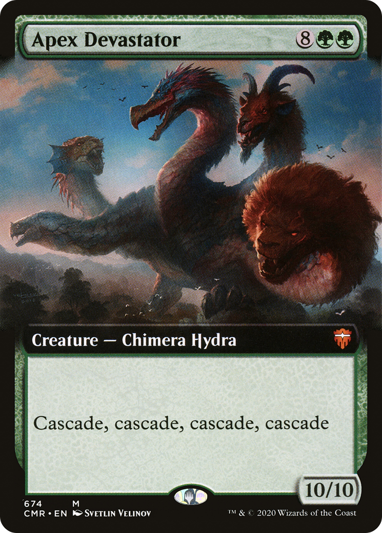 Image of Apex Devastator (Extended Art) (CMR-674) - Commander Legends: (Extended Art) Foil