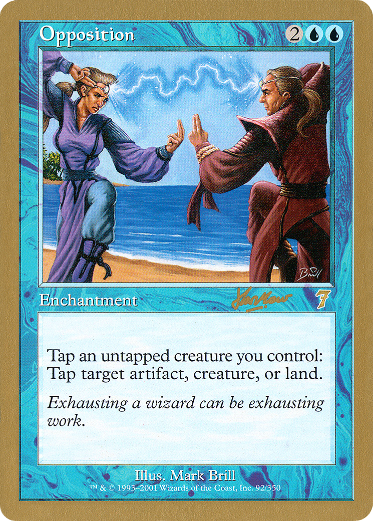 Image of Opposition - 2002 Sim Han How (7ED) (WCD-) - World Championship Decks 2002