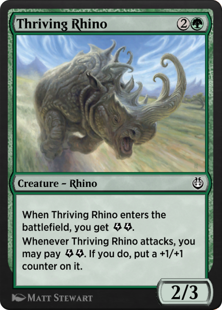 Image of Thriving Rhino (KLR-183) - Kaladesh Remastered