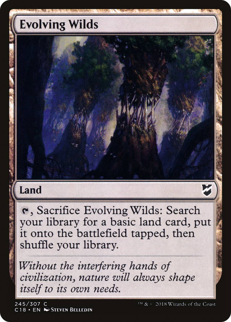 Image of Evolving Wilds (C18-245) - Commander 2018