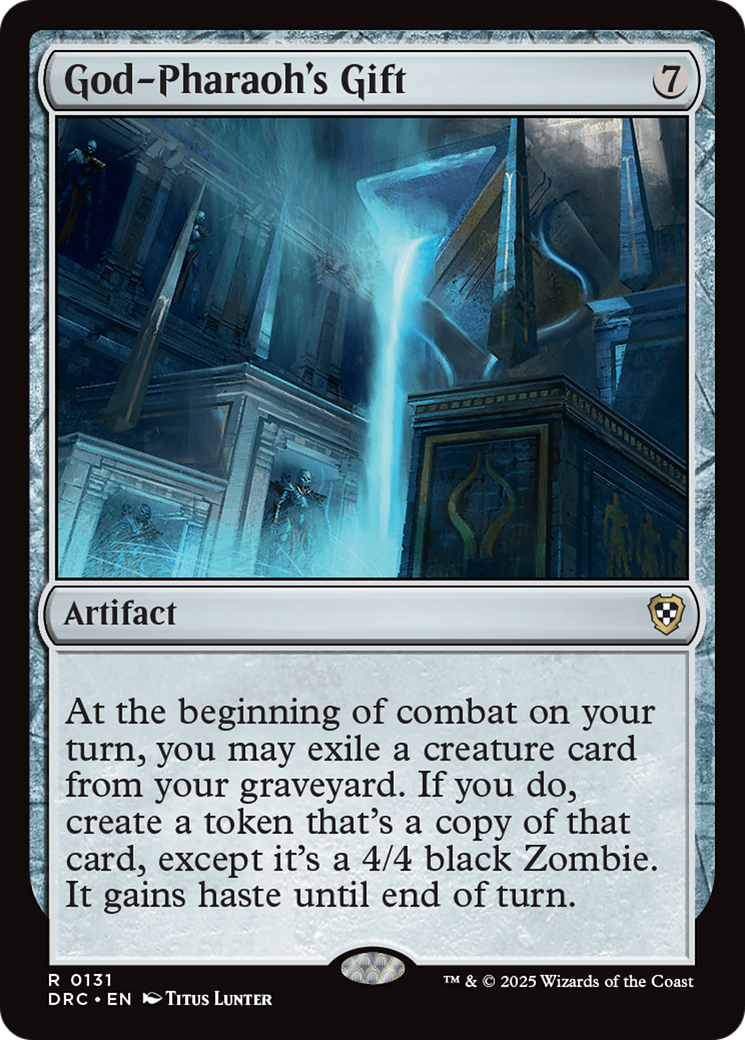 Image of God-Pharaoh's Gift (DRC-131) - Commander: Aetherdrift