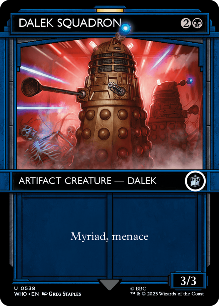 Image of Dalek Squadron (Showcase) (WHO-538) - Doctor Who: (Showcase) (Borderless)