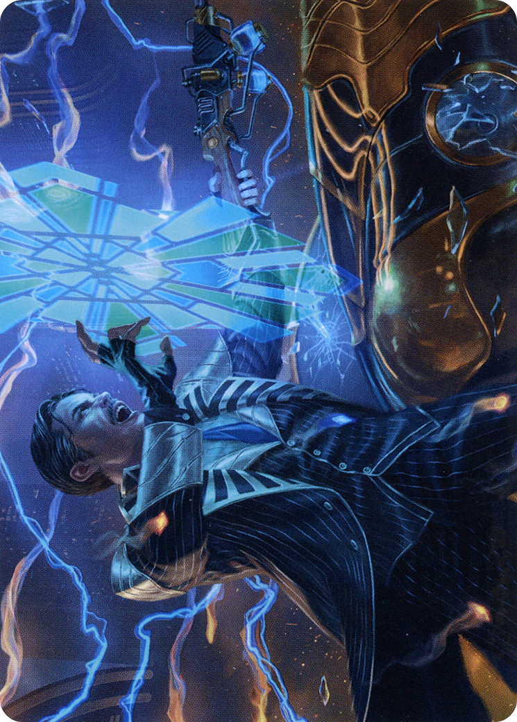 Image of Brokers Veteran // Brokers Veteran (ASNC-010) - New Capenna Art Series (Borderless)