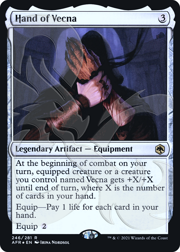 Image of Hand of Vecna (AFR&-246) - Adventures in the Forgotten Realms Promos Foil