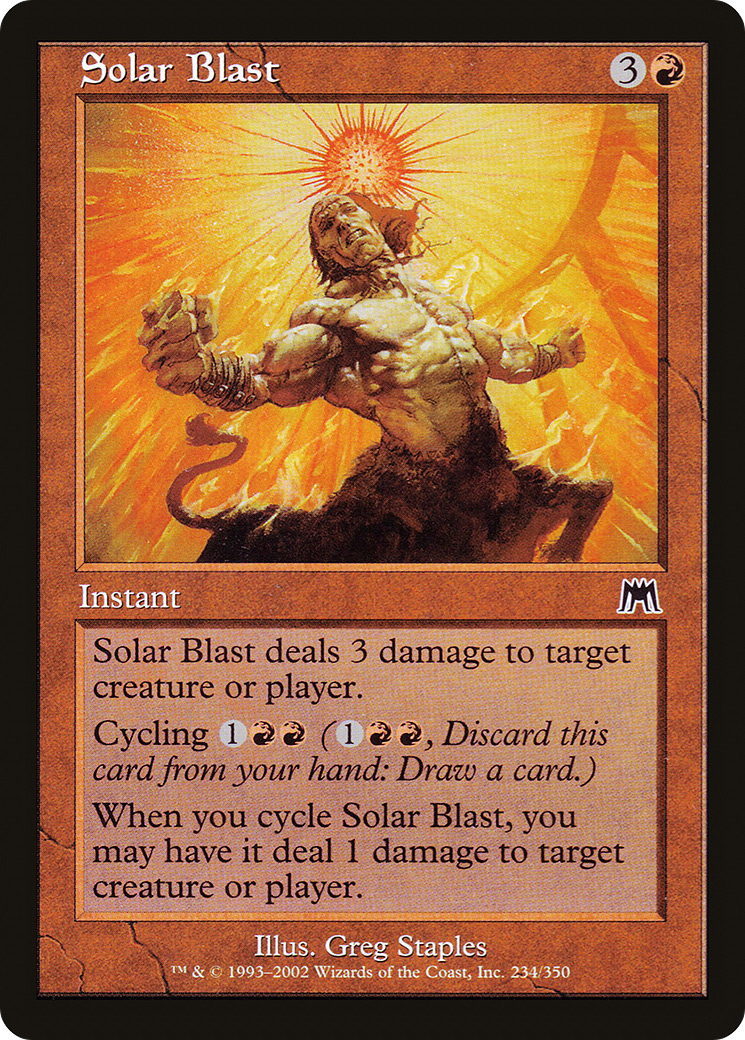 Image of Solar Blast (ONS-234) - Onslaught Foil