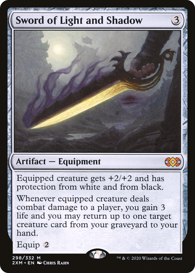 Image of Sword of Light and Shadow (2XM-298) - Double Masters Foil