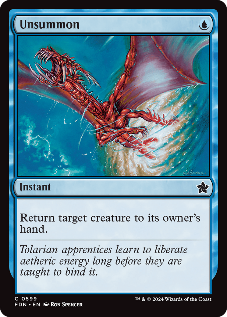Image of Unsummon (FDN-599) - Foundations