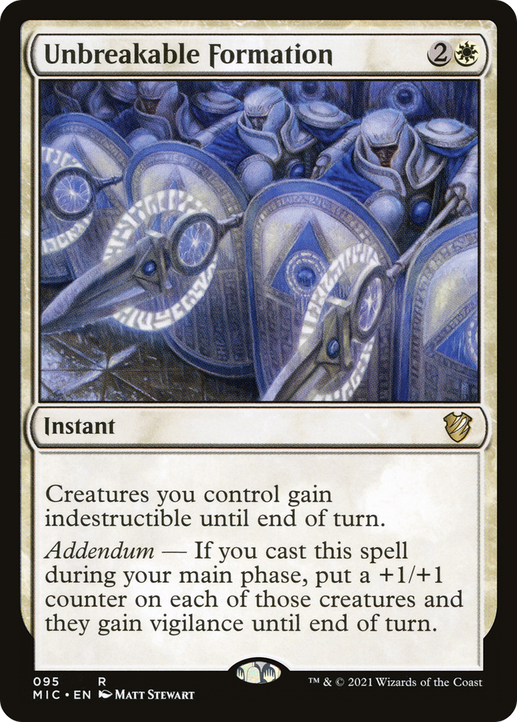 Image of Unbreakable Formation (MIC-095) - Midnight Hunt Commander