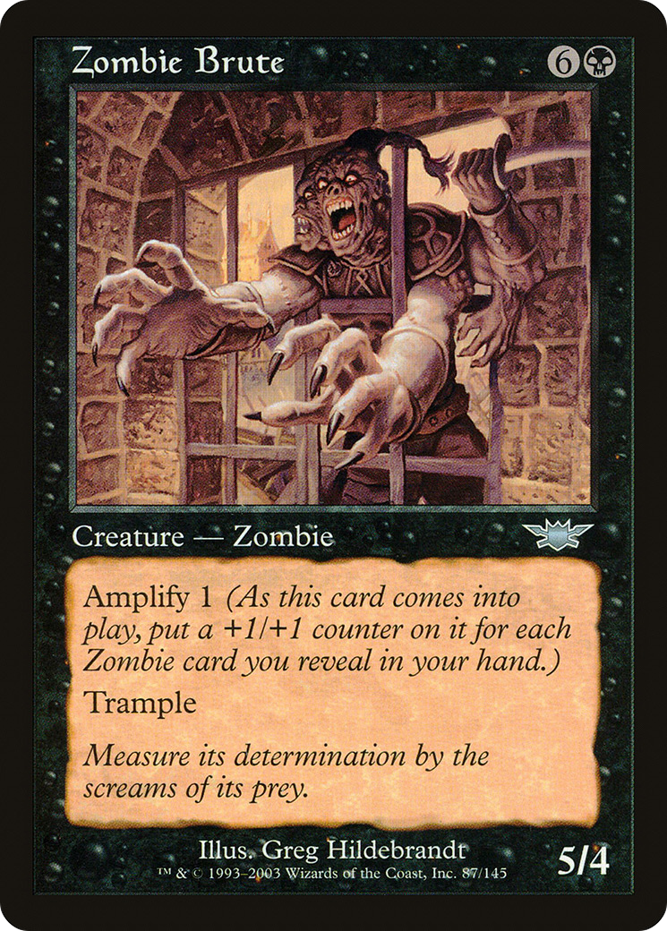 Image of Zombie Brute (LGN-087) - Legions