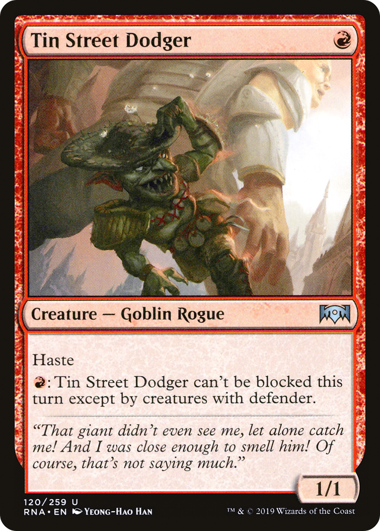 Image of Tin Street Dodger (RNA-120) - Ravnica Allegiance
