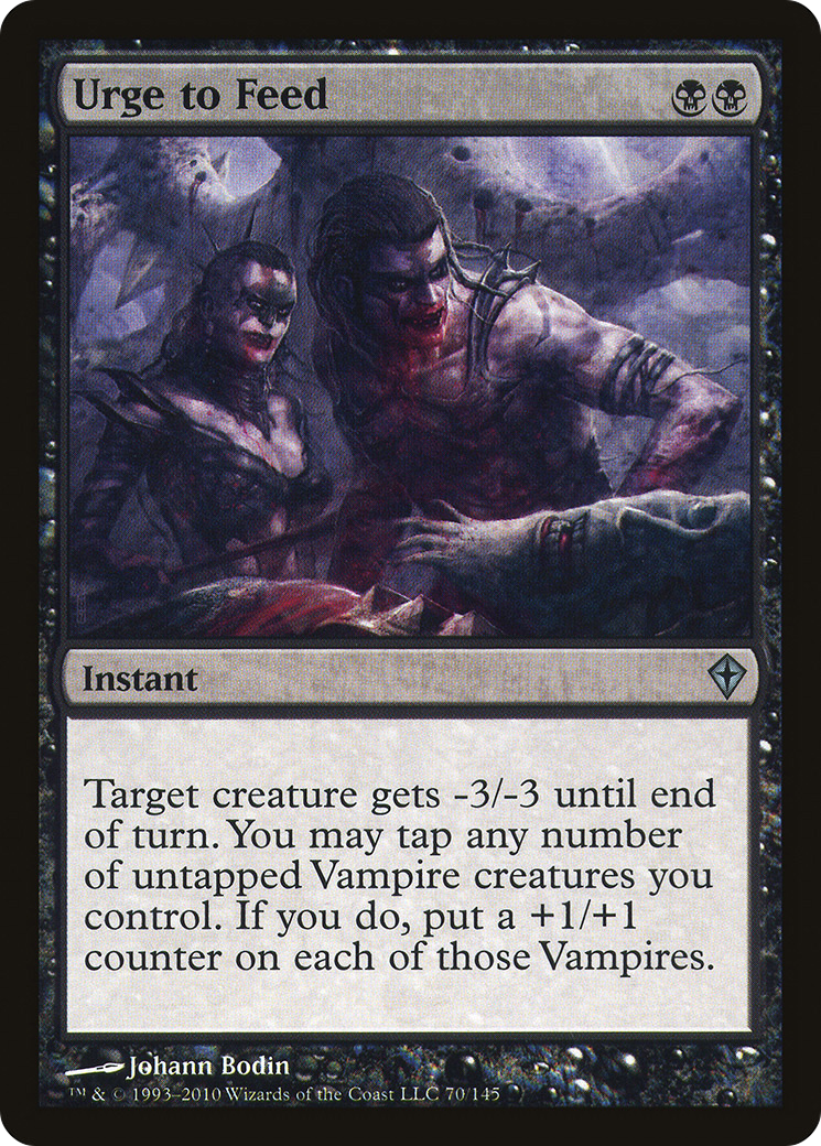 Image of Urge to Feed (WWK-070) - Worldwake Foil
