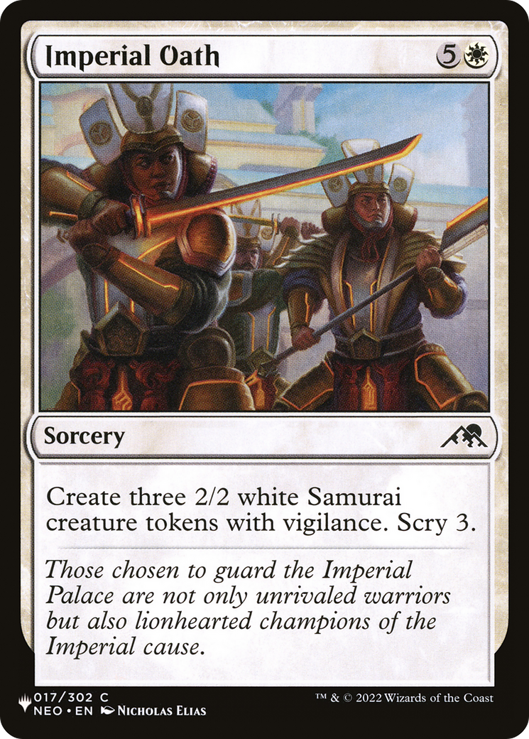 Image of Imperial Oath (LIST-NEO-17) - The List