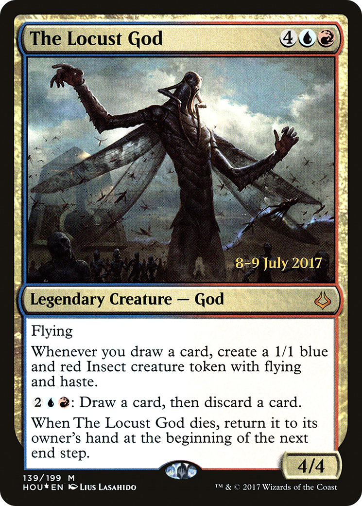 Image of The Locust God (PRE-139) - Hour of Devastation Promos Foil