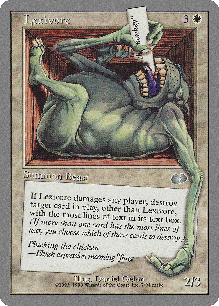 Image of Lexivore (UGL-007) - Unglued