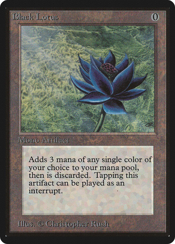 Image of Black Lotus (LEB-) - Limited Edition Beta