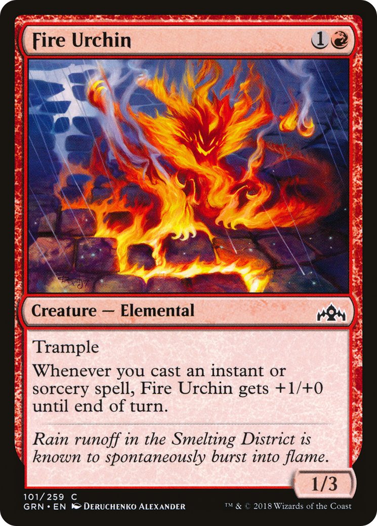 Image of Fire Urchin (GRN-101) - Guilds of Ravnica