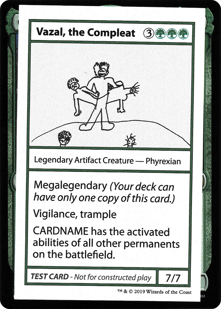Image of Vazal, the Compleat (No PW Symbol) (CMB1-) - Mystery Booster Playtest Cards 2021
