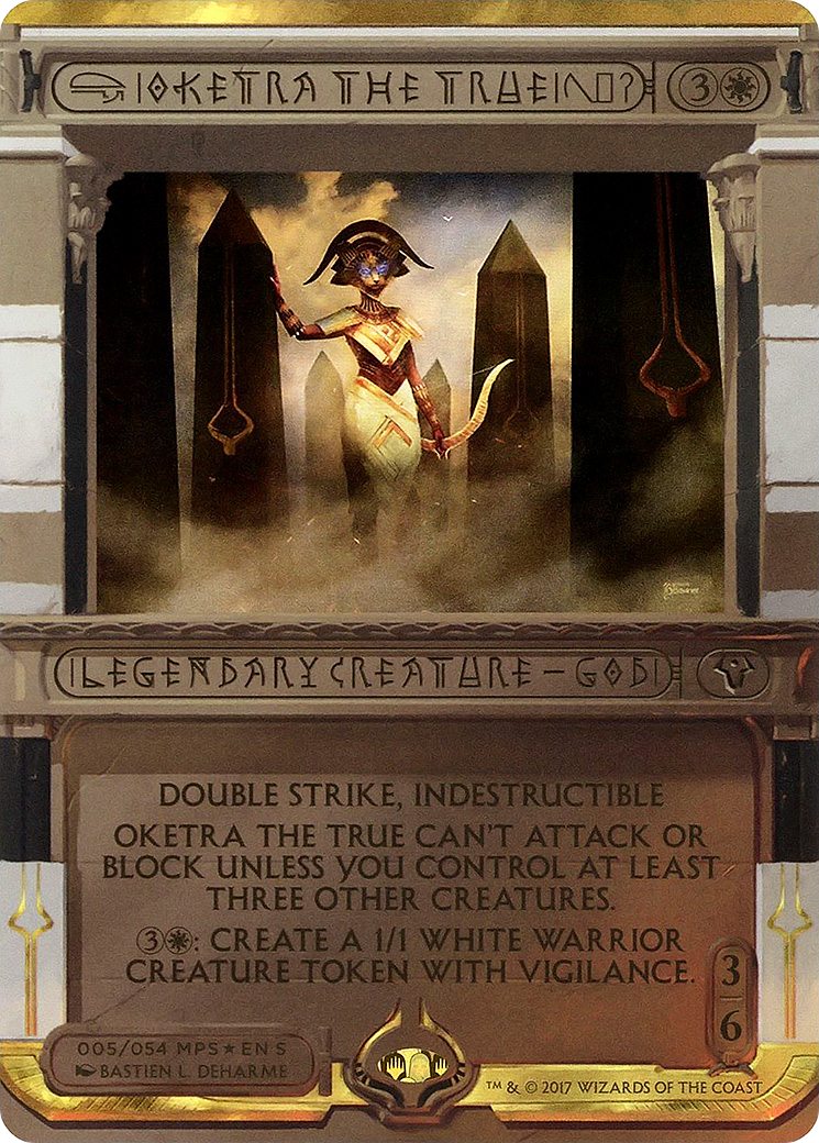 Image of Oketra the True (MPS2-005) - Amonkhet Invocations (Borderless) Foil