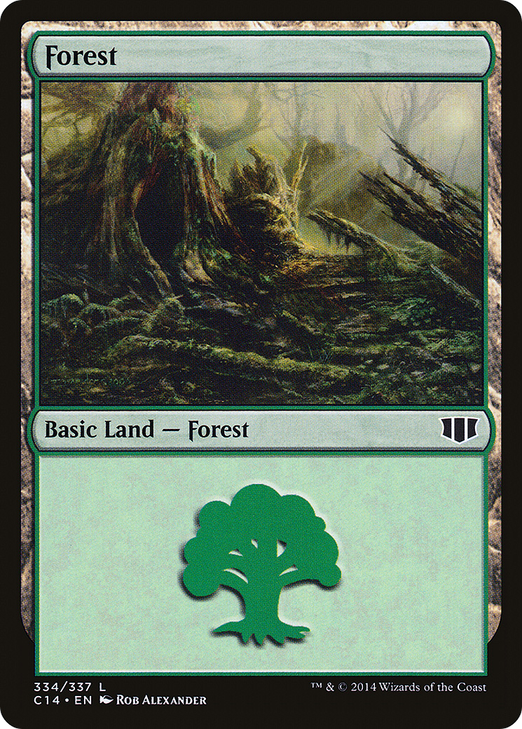 Image of Forest (334) (C14-334) - Commander 2014